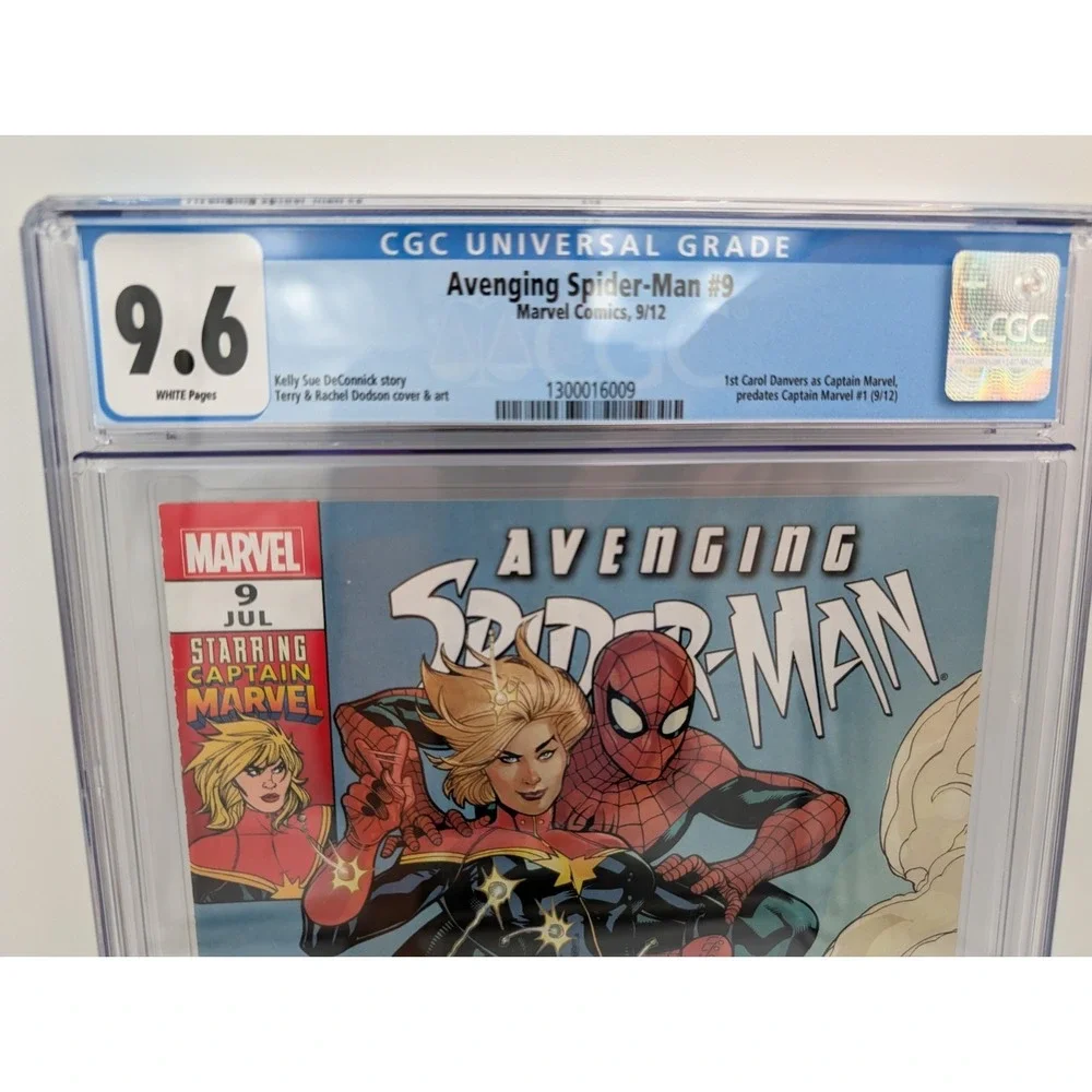 Avenging‎ Spider-Man 9 CGC 9.6 1st Carol Danvers as Captain Marvel Marvel 2012